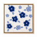 Blue White Flowers