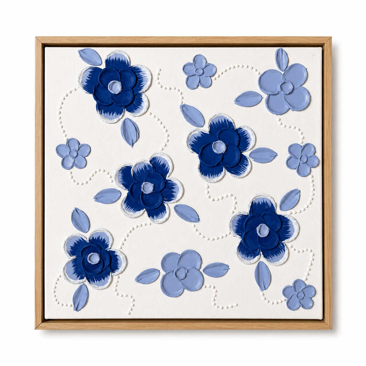 Blue White Flowers