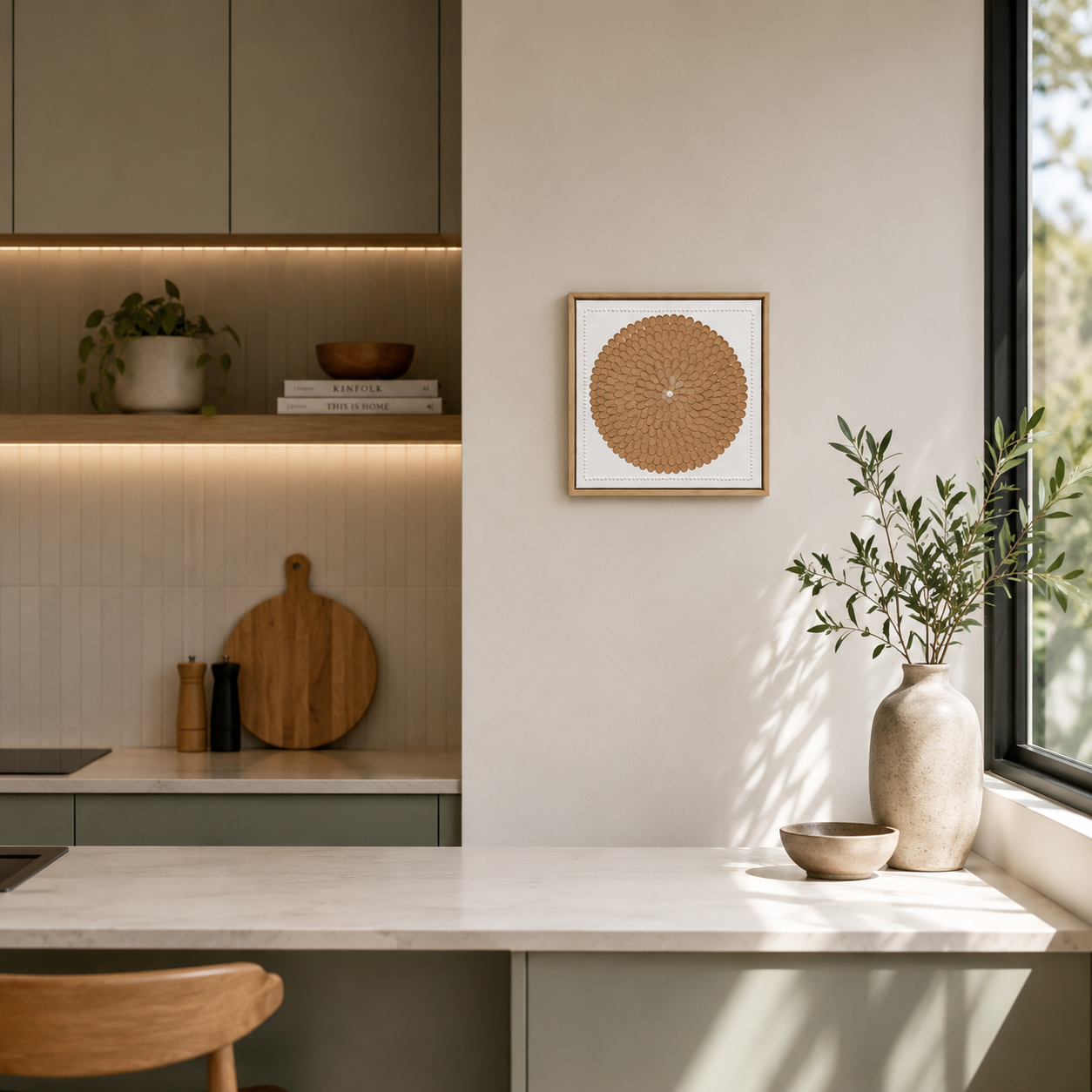 Circle Earth 30x30cm – kitchen lifestyle