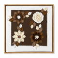 Earthy Flowers Square