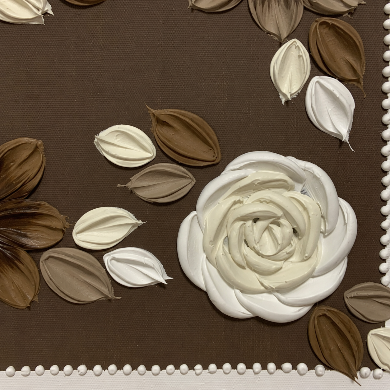 Earthy Flowers Square