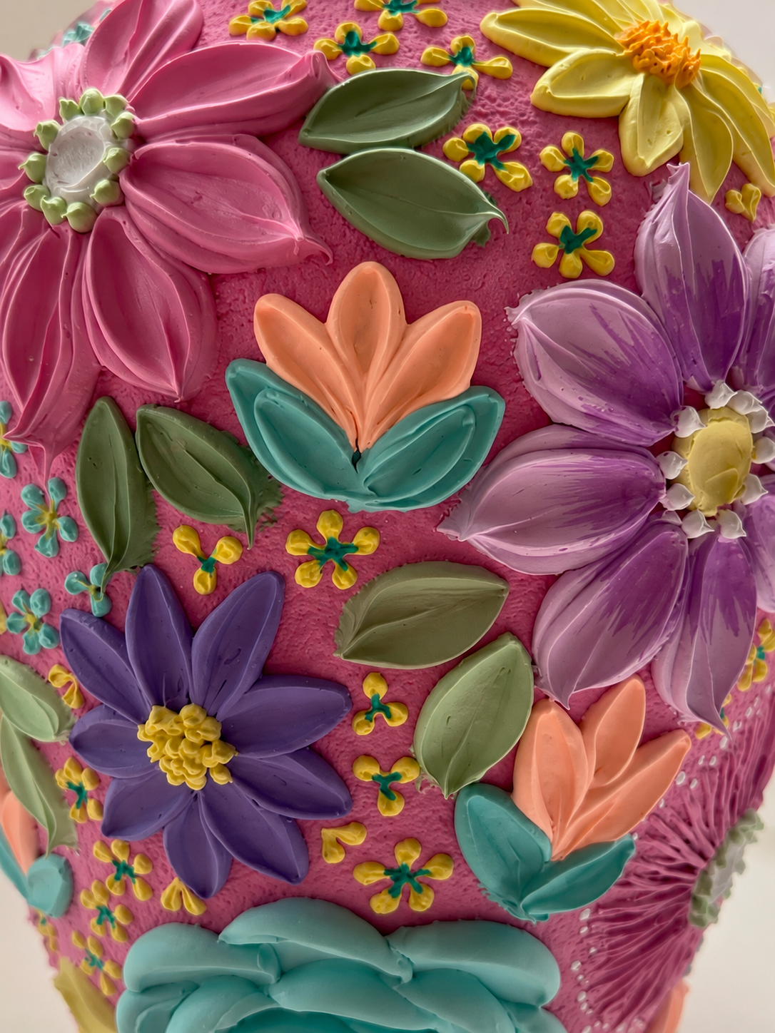 Summer Season Vase — close up detail