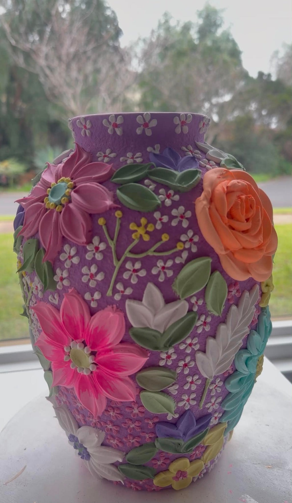 Autumn Season Vase — full view