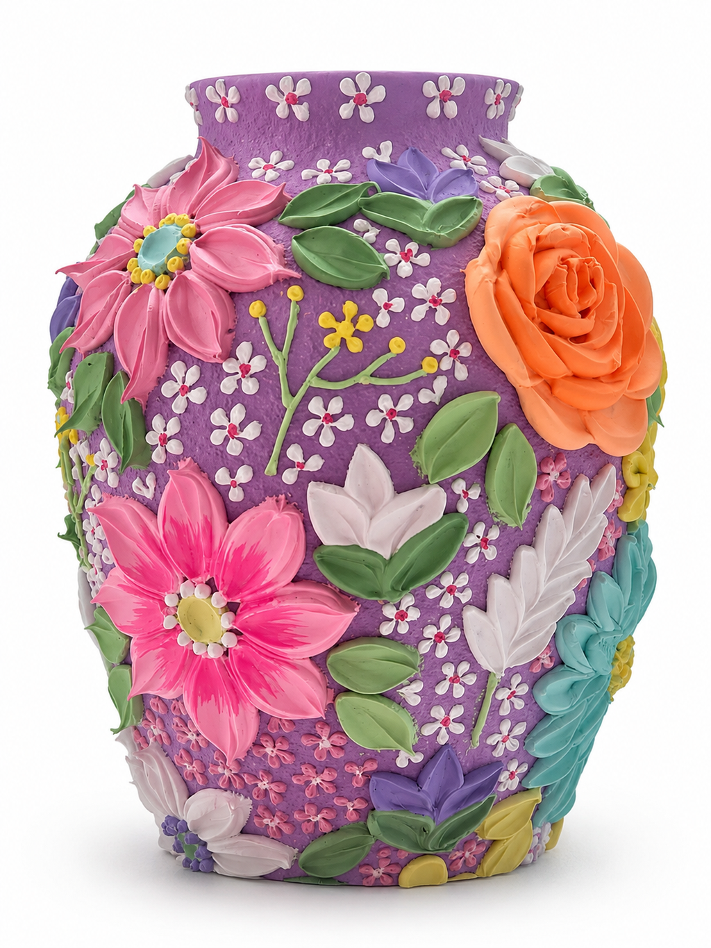 Autumn Season Vase — white background