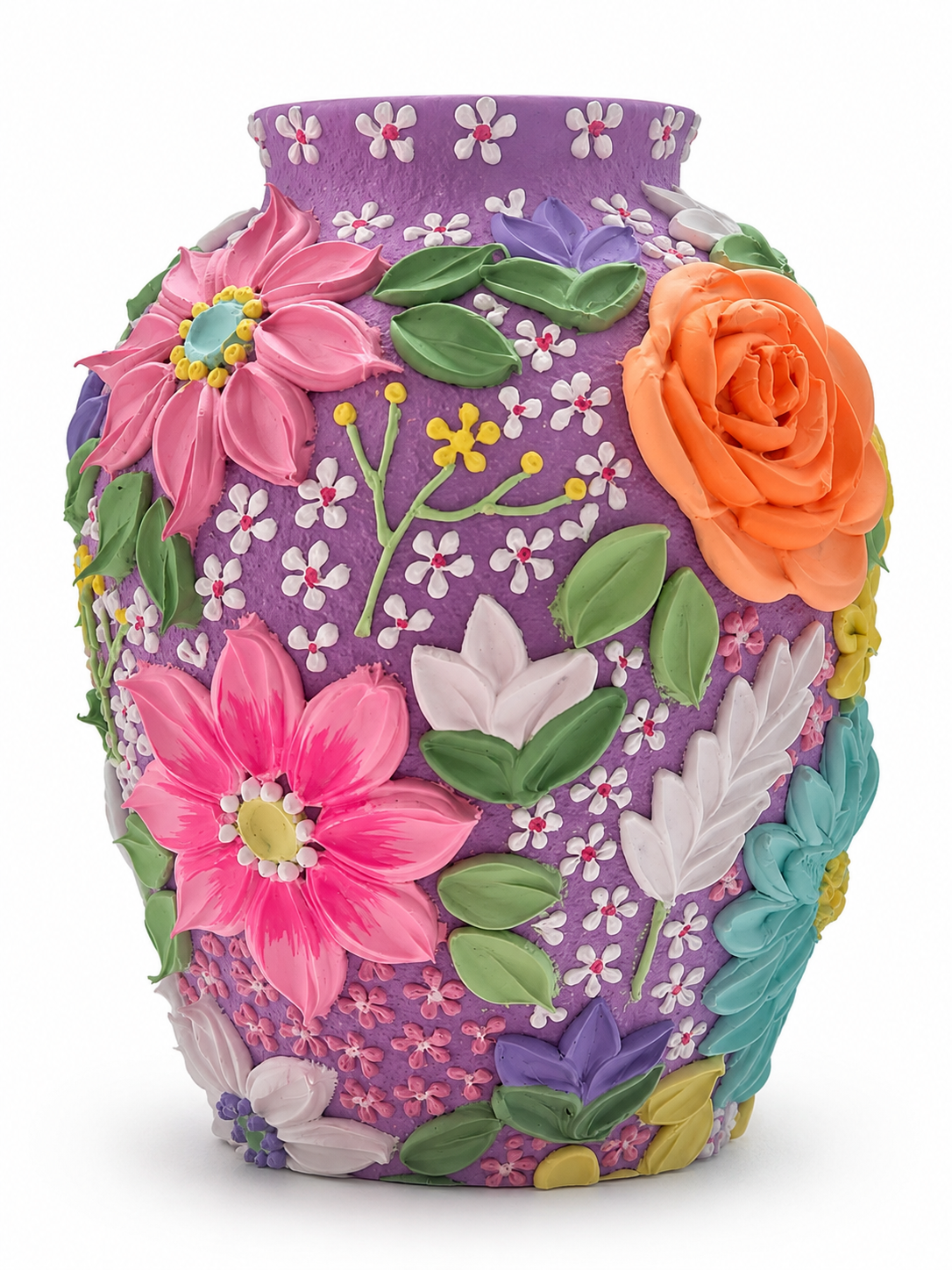 Autumn Season Vase — white background